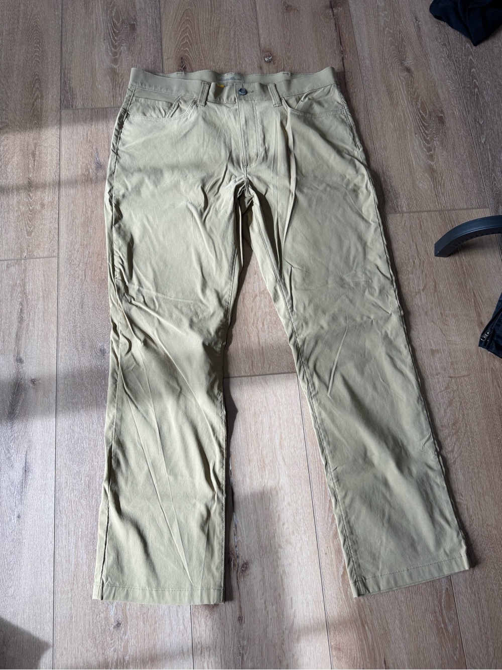 Eddie Bauer Travex Pants Men 36x32 Beige Hiking Stretch